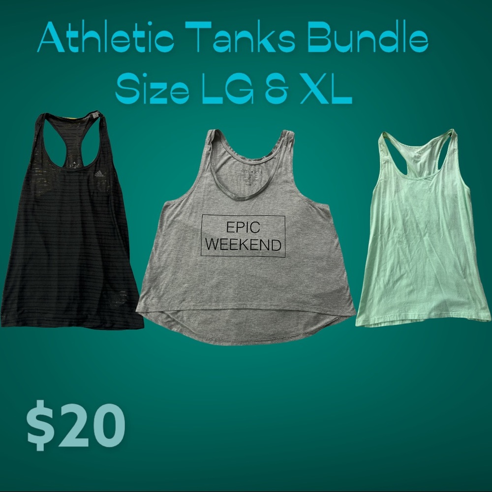 Assorted Ladies Athletic Tanks bundle $20